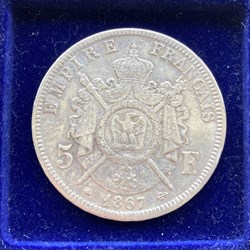 1867 A - 5 francs