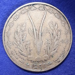États Afrique de l'Ouest - 10 francs 1966