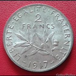 1917 - 2 francs