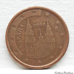 Espagne - 2000 - 5 cents