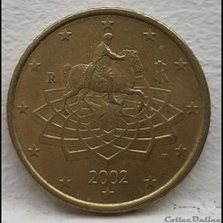 Italie - 2002 - 50 cents