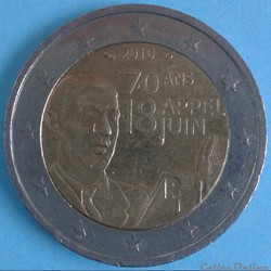 France - 2010 - 2 euros Appel du 18 Juin
