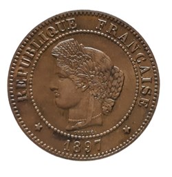 1897 A - 5 centimes