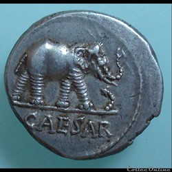 -280/-27 - REPUBLIQUE- JULES CESAR - Denier