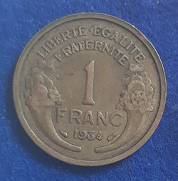 1934 - 1 franc