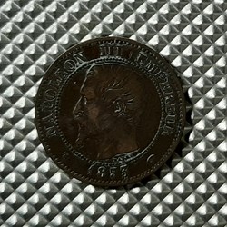 1853 A - 2 centimes