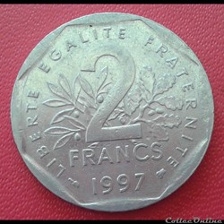 1997 - 2 francs - avec point