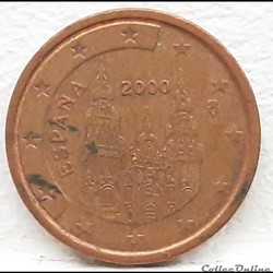 Espagne - 2000 - 2 cents