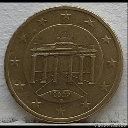 Allemagne - 2002 - D - 50 cents