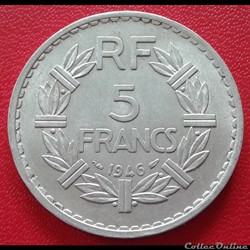 1946 - 5 francs - ALU