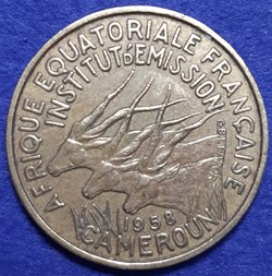 Cameroun - 25 francs 1958