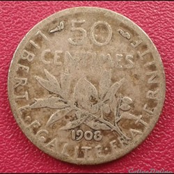 1908 - 50 centimes