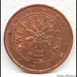 Autriche - 2009 - 2 cents