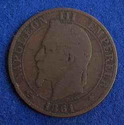 1861 BB - 5 centimes
