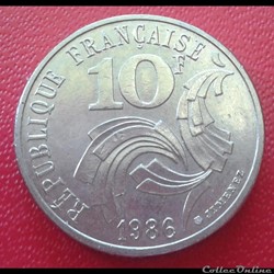 10 francs 1986 Jimenez