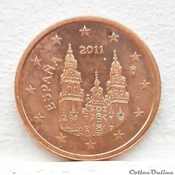 Espagne - 2011 - 5 cents