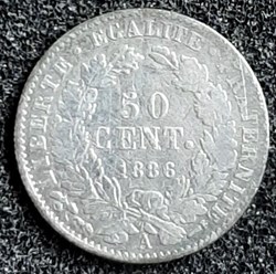 1886 A - 50 centimes