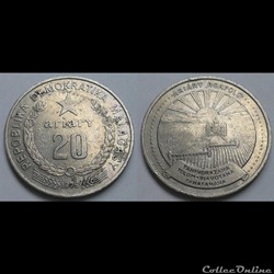 Madagascar - 20 ariary 1978