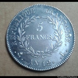 AN 12 L - 5 Francs