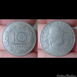 Autriche - 10 groschen 1925