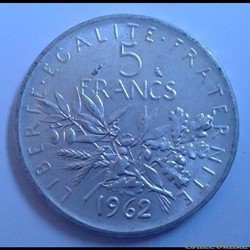 1962 - 5 Francs