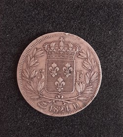 1824 D - 5 Francs