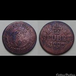 Allemagne - 1/2 stuber 1790