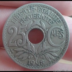 1918 - 25 centimes