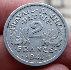 1943 - 2 francs