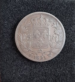 1821 W - 5 Francs