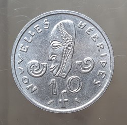 Vanuatu - Nouvelles Hébrides – 10 francs 1970