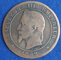 1862 A - 10 centimes