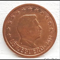 Luxembourg - 2012 - 2 cents