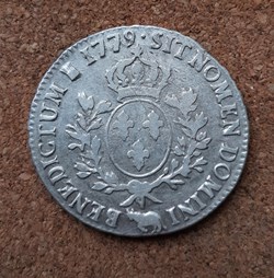 1779 Pau - Écu aux branches d''olivier