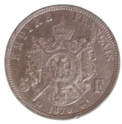 1870 BB - 5 francs