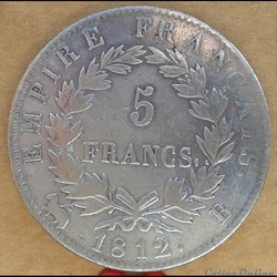 1812 - Napoléon - 5 Francs (faux)