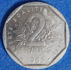 1983 - 2 francs