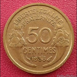 1938 - 50 centimes