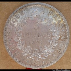 1876 A - 5 Francs