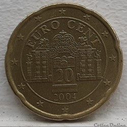 Autriche - 2004 - 20 cents