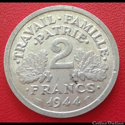 1944 B - 2 francs