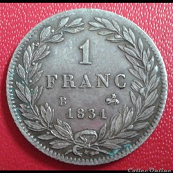 1831- 1 franc