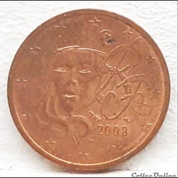 France - 2008 - 2 cents