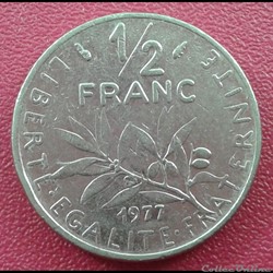 1977 - 50 centimes