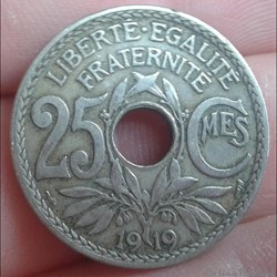 1919 - 25 centimes