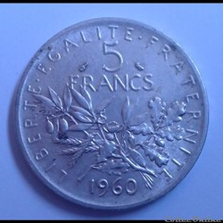 1960 - 5 Francs