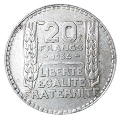 1934 - 20 francs