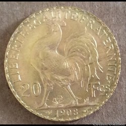 1908 - 20 francs OR