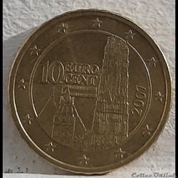 Autriche - 2007 - 10 cents