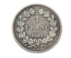 1845 - 1 franc
